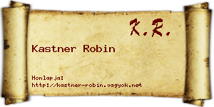 Kastner Robin névjegykártya